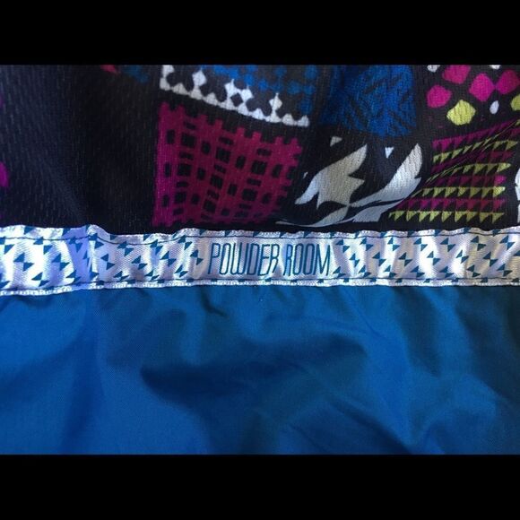 Powder Room Micro-lite Polka Dot Blue Anorak Snowboarding Jacket Womens S - Picture 5 of 12